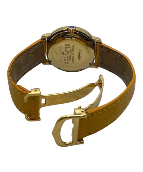 Cartier（カルティエ）Cartier (カルティエ) MUST DE CARTIER RONDE/マストドゥカルティエロンド Ref.W1006922 アイボリー文字盤 白文字盤の古着・服飾アイテム