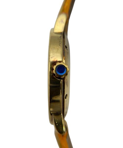 Cartier（カルティエ）Cartier (カルティエ) MUST DE CARTIER RONDE/マストドゥカルティエロンド Ref.W1006922 アイボリー文字盤 白文字盤の古着・服飾アイテム