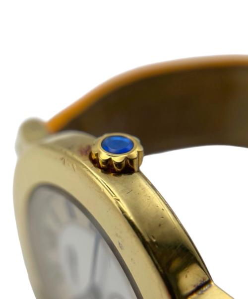 Cartier（カルティエ）Cartier (カルティエ) MUST DE CARTIER RONDE/マストドゥカルティエロンド Ref.W1006922 アイボリー文字盤 白文字盤の古着・服飾アイテム