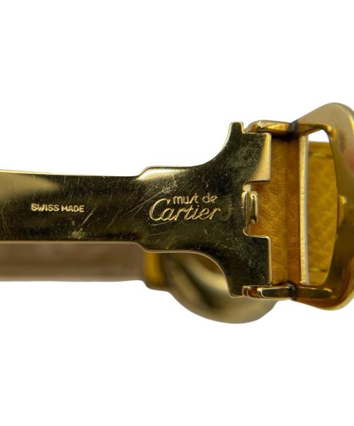 Cartier（カルティエ）Cartier (カルティエ) MUST DE CARTIER RONDE/マストドゥカルティエロンド Ref.W1006922 アイボリー文字盤 白文字盤の古着・服飾アイテム