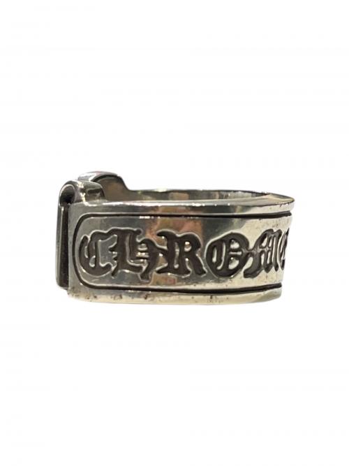 CHROME HEARTS（クロムハーツ）CHROME HEARTS (クロムハーツ) LG SCROLL LABEL / ラージスクロールラベルリング サイズ:21の古着・服飾アイテム