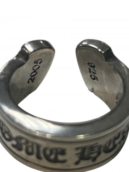CHROME HEARTS（クロムハーツ）CHROME HEARTS (クロムハーツ) LG SCROLL LABEL / ラージスクロールラベルリング サイズ:21の古着・服飾アイテム