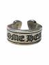CHROME HEARTS（クロムハーツ）の古着「LG SCROLL LABEL / ラージスクロールラベルリング」