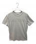 VALENTINO（ヴァレンティノ）の古着「ラインストーンスタッズロゴTシャツ」｜ライトグレー