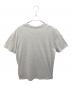 VALENTINO (ヴァレンティノ) ラインストーンスタッズロゴTシャツ ライトグレー サイズ:XL：24000円