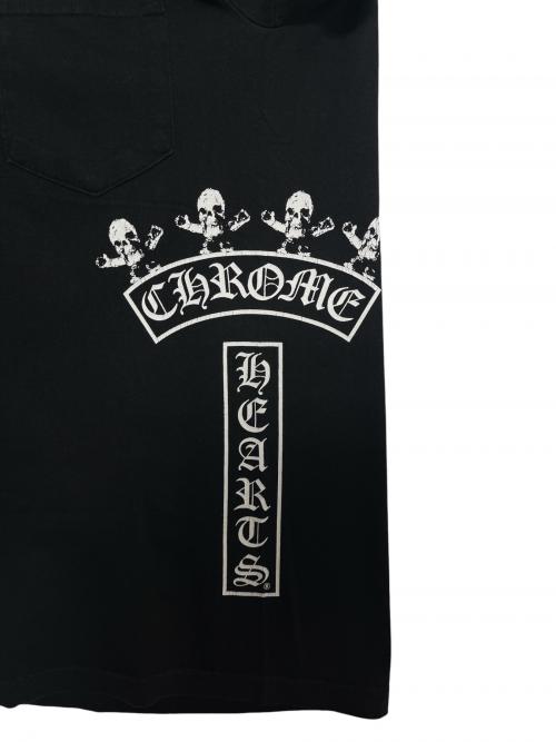 CHROME HEARTS（クロムハーツ）CHROME HEARTS (クロムハーツ) Foti poket T-shirts ブラック サイズ:Sの古着・服飾アイテム