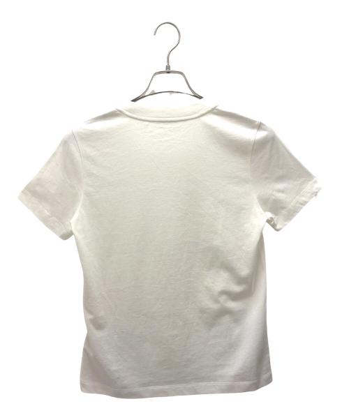 MONCLER（モンクレール）MONCLER (モンクレール) ラインストーンTシャツ ホワイト サイズ:Mの古着・服飾アイテム