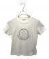 MONCLER（モンクレール）の古着「ラインストーンTシャツ」｜ホワイト