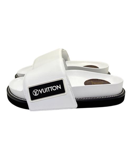 LOUIS VUITTON（ルイ ヴィトン）LOUIS VUITTON (ルイ ヴィトン) LV サンセット・ラインコンフォートサンダル/LV Sunset 'White Leather' ホワイト サイズ:35の古着・服飾アイテム