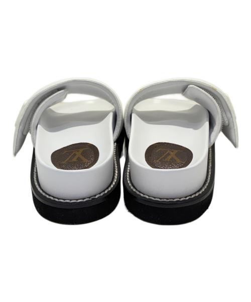 LOUIS VUITTON（ルイ ヴィトン）LOUIS VUITTON (ルイ ヴィトン) LV サンセット・ラインコンフォートサンダル/LV Sunset 'White Leather' ホワイト サイズ:35の古着・服飾アイテム