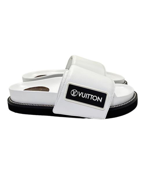 LOUIS VUITTON（ルイ ヴィトン）LOUIS VUITTON (ルイ ヴィトン) LV サンセット・ラインコンフォートサンダル/LV Sunset 'White Leather' ホワイト サイズ:35の古着・服飾アイテム