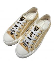 Christian Dior（クリスチャン ディオール）の古着「WALKN'DIOR/ウォーキンディオール スニーカー」｜ベージュ