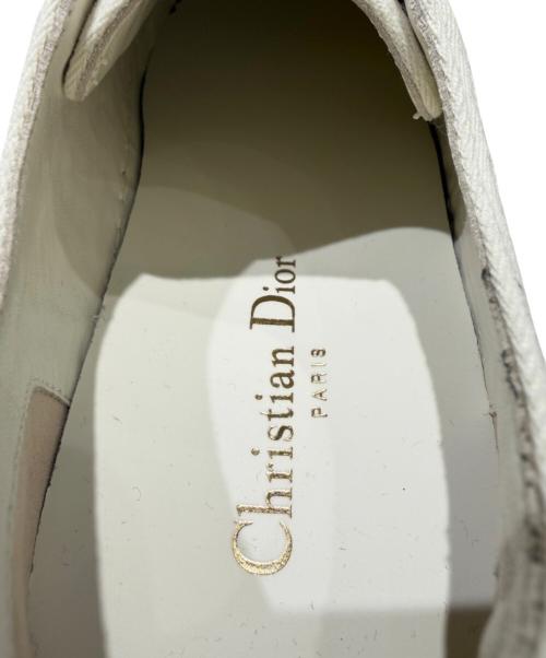 Christian Dior（クリスチャン ディオール）Christian Dior (クリスチャン ディオール) WALKN'DIOR/ウォーキンディオール スニーカー ベージュ サイズ:38 1/2の古着・服飾アイテム