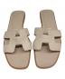 HERMES (エルメス) オランサンダル/Oran Leather Sandals ベージュ サイズ:36：90000円