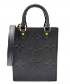 LOUIS VUITTONルイ ヴィトン）の古着「Petite Sac Plat/プティ・サックプラ/M81417」｜ブラック