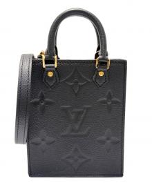 LOUIS VUITTON（ルイ ヴィトン）の古着「Petite Sac Plat/プティ・サックプラ/M81417」｜ブラック