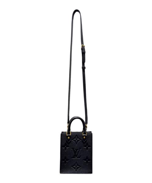 LOUIS VUITTON（ルイ ヴィトン）LOUIS VUITTON (ルイ ヴィトン) Petite Sac Plat/プティ・サックプラ/M81417 ブラックの古着・服飾アイテム