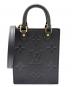LOUIS VUITTON（ルイ ヴィトン）の古着「Petite Sac Plat/プティ・サックプラ/M81417」｜ブラック