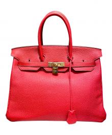 HERMES（エルメス）の古着「Birkin 35/バーキン35/ゴールド金具/トゴ/▢P刻印：2012年製/ピオニーレッド」｜ピオニーレッド