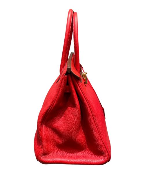 HERMES（エルメス）HERMES (エルメス) Birkin 35/バーキン35/ゴールド金具/トゴ/▢P刻印：2012年製/ピオニーレッド ピオニーレッド サイズ:35の古着・服飾アイテム