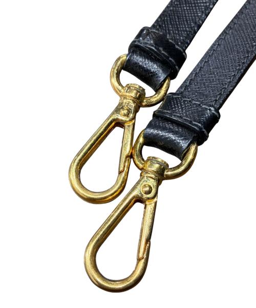 PRADA（プラダ）PRADA (プラダ) ガレリア サフィアーノレザー ミディアムバッグ ブラック サイズ:ミディアムの古着・服飾アイテム