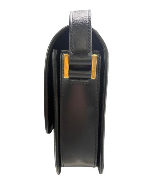 Saint Laurent Paris（サンローランパリ）Saint Laurent Paris (サンローランパリ) ショルダーバッグ ブラック×ゴールドの古着・服飾アイテム