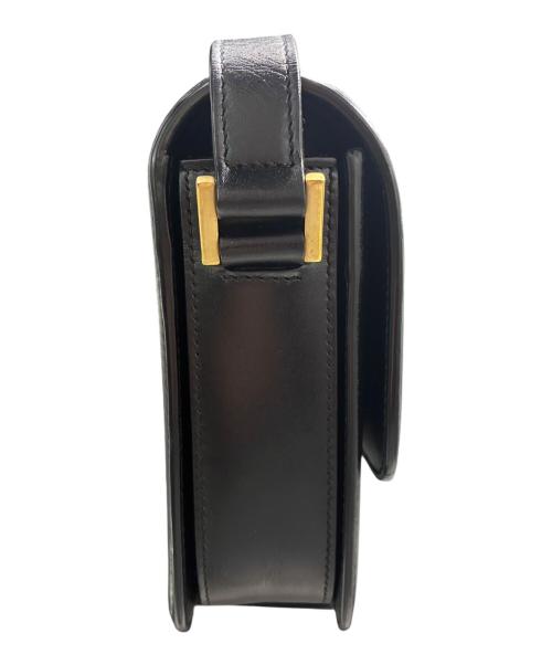 Saint Laurent Paris（サンローランパリ）Saint Laurent Paris (サンローランパリ) ショルダーバッグ ブラック×ゴールドの古着・服飾アイテム