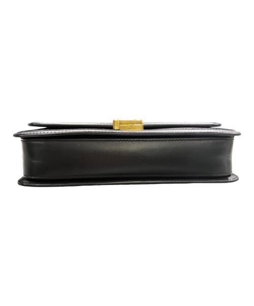 Saint Laurent Paris（サンローランパリ）Saint Laurent Paris (サンローランパリ) ショルダーバッグ ブラック×ゴールドの古着・服飾アイテム