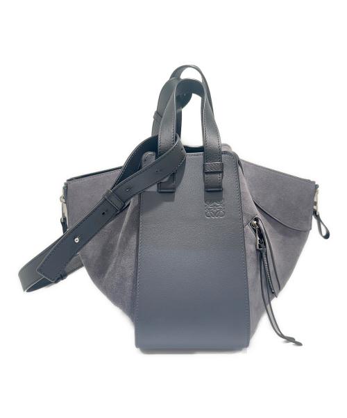 LOEWE（ロエベ）LOEWE (ロエベ) ハンモックスモール2WAYショルダーバッグ ネイビーの古着・服飾アイテム