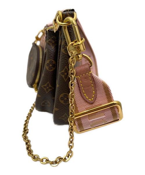 LOUIS VUITTON（ルイ ヴィトン）LOUIS VUITTON (ルイ ヴィトン) ミュルティ ポシェット アクセソワール ローズクレールの古着・服飾アイテム