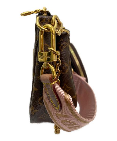 LOUIS VUITTON（ルイ ヴィトン）LOUIS VUITTON (ルイ ヴィトン) ミュルティ ポシェット アクセソワール ローズクレールの古着・服飾アイテム