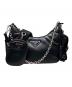 PRADA（プラダ）の古着「ソフトパデッドナッパレザーショルダーバッグ」｜ブラック