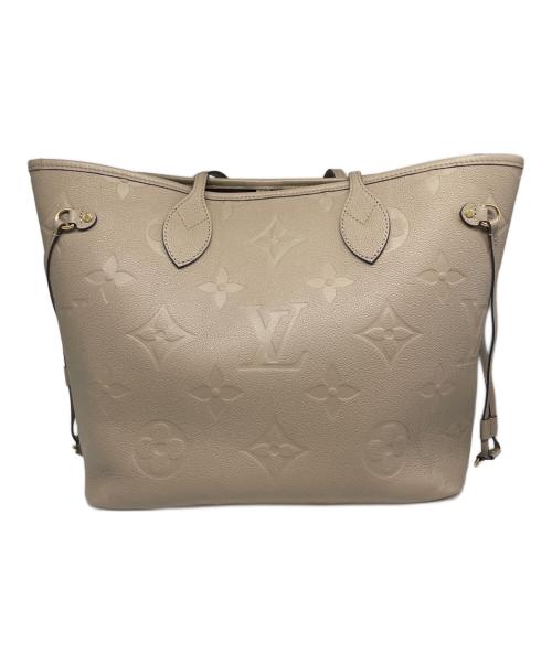 LOUIS VUITTON（ルイ ヴィトン）LOUIS VUITTON (ルイ ヴィトン) ネヴァーフル MM モノグラム・アンプラント/Neverfull MM Monogram Empreinte Tote Bag ベージュ サイズ:MMの古着・服飾アイテム