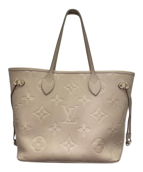 LOUIS VUITTON（ルイ ヴィトン）LOUIS VUITTON (ルイ ヴィトン) ネヴァーフル MM モノグラム・アンプラント/Neverfull MM Monogram Empreinte Tote Bag ベージュ サイズ:MMの古着・服飾アイテム