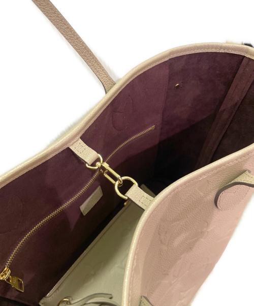 LOUIS VUITTON（ルイ ヴィトン）LOUIS VUITTON (ルイ ヴィトン) ネヴァーフル MM モノグラム・アンプラント/Neverfull MM Monogram Empreinte Tote Bag ベージュ サイズ:MMの古着・服飾アイテム
