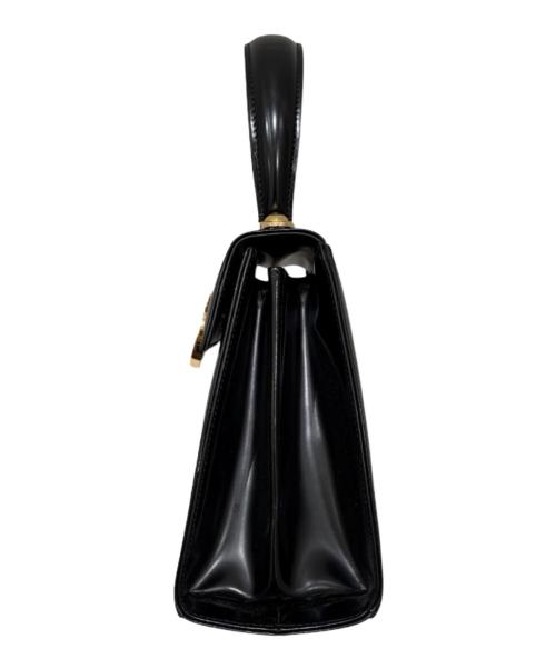 Salvatore Ferragamo（サルヴァトーレ フェラガモ）Salvatore Ferragamo (サルヴァトーレ フェラガモ) ガンチーニ トップハンドルショルダーバッグ ブラックの古着・服飾アイテム