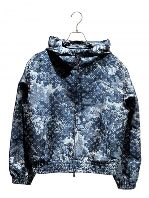 LOUIS VUITTON（ルイ ヴィトン）LOUIS VUITTON (ルイ ヴィトン) モノグラムタペストリーフーディーブルゾン ネイビー サイズ:SIZE 48の古着・服飾アイテム