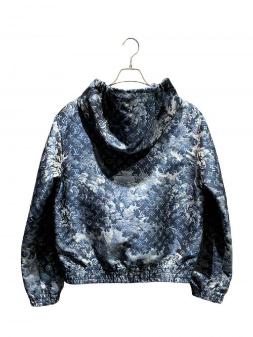 LOUIS VUITTON（ルイ ヴィトン）LOUIS VUITTON (ルイ ヴィトン) モノグラムタペストリーフーディーブルゾン ネイビー サイズ:SIZE 48の古着・服飾アイテム