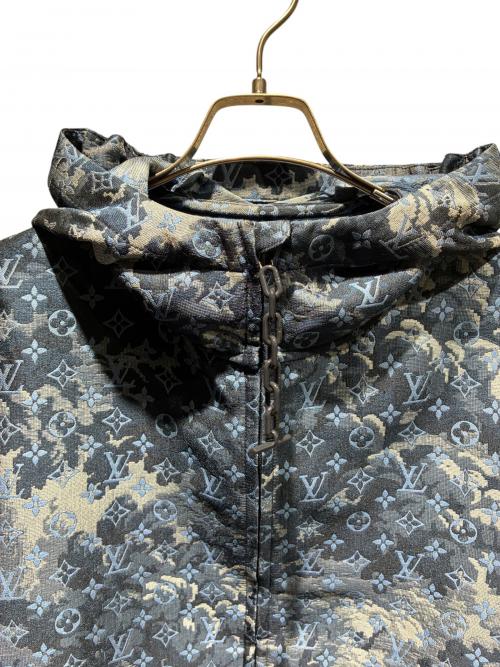 LOUIS VUITTON（ルイ ヴィトン）LOUIS VUITTON (ルイ ヴィトン) モノグラムタペストリーフーディーブルゾン ネイビー サイズ:SIZE 48の古着・服飾アイテム