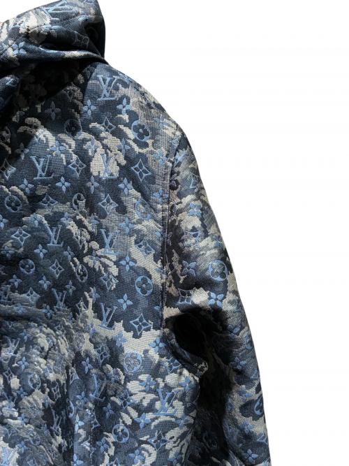 LOUIS VUITTON（ルイ ヴィトン）LOUIS VUITTON (ルイ ヴィトン) モノグラムタペストリーフーディーブルゾン ネイビー サイズ:SIZE 48の古着・服飾アイテム