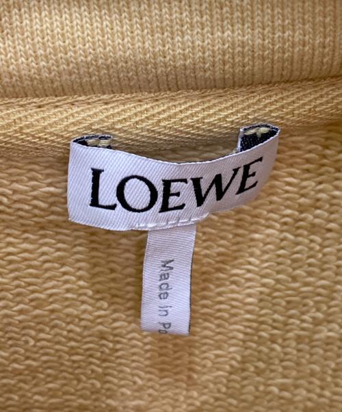 LOEWE（ロエベ）LOEWE (ロエベ) アナグラムパッチパーカー イエロー サイズ:Lの古着・服飾アイテム