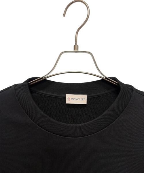 MONCLER（モンクレール）MONCLER (モンクレール) ロゴスウェット ブラック サイズ:Ｌの古着・服飾アイテム