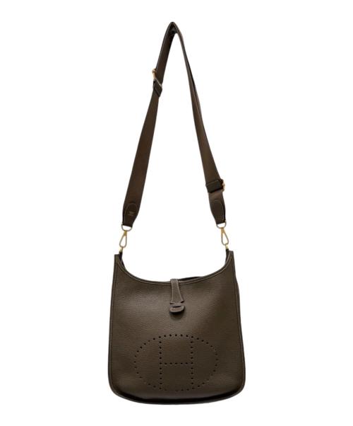 HERMES（エルメス）HERMES (エルメス) エブリン3PM/トリヨンクレマンス/エトゥープ/ゴールド金具/D刻印:2019年製 エトゥープ サイズ:PMの古着・服飾アイテム