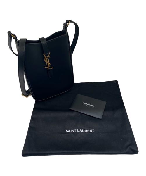 Saint Laurent Paris（サンローランパリ）Saint Laurent Paris (サンローランパリ) LE 5 A 7/ル・サンカセット ミニバーティカル ブラック サイズ:ミニの古着・服飾アイテム