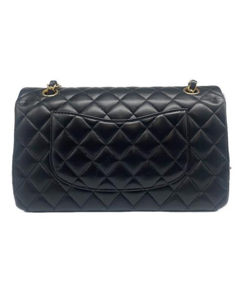 CHANEL（シャネル）CHANEL (シャネル) Wフラップチェーンショルダーバッグ/Double Flap Chain Shoulder Bag ブラック サイズ:25の古着・服飾アイテム