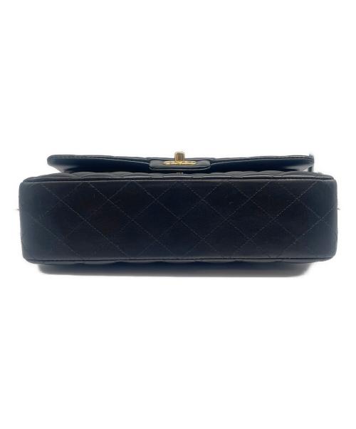 CHANEL（シャネル）CHANEL (シャネル) Wフラップチェーンショルダーバッグ/Double Flap Chain Shoulder Bag ブラック サイズ:25の古着・服飾アイテム