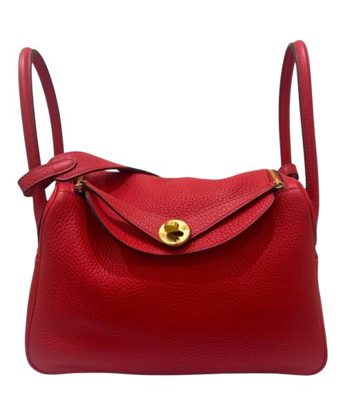 HERMES（エルメス）HERMES (エルメス) リンディ26/トリヨンクレマンス/レッド系/ゴールド金具/D刻印：2019年 レッド サイズ:26の古着・服飾アイテム