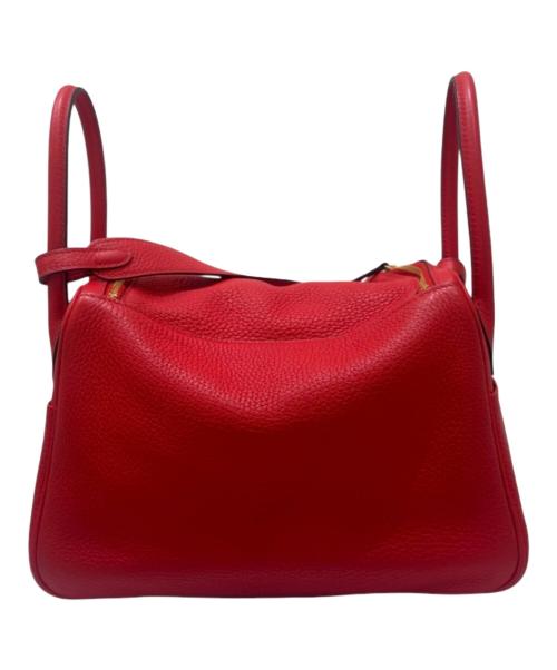 HERMES（エルメス）HERMES (エルメス) リンディ26/トリヨンクレマンス/レッド系/ゴールド金具/D刻印：2019年 レッド サイズ:26の古着・服飾アイテム