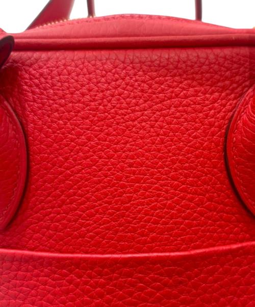 HERMES（エルメス）HERMES (エルメス) リンディ26/トリヨンクレマンス/レッド系/ゴールド金具/D刻印：2019年 レッド サイズ:26の古着・服飾アイテム