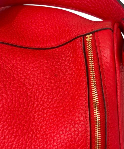 HERMES（エルメス）HERMES (エルメス) リンディ26/トリヨンクレマンス/レッド系/ゴールド金具/D刻印：2019年 レッド サイズ:26の古着・服飾アイテム